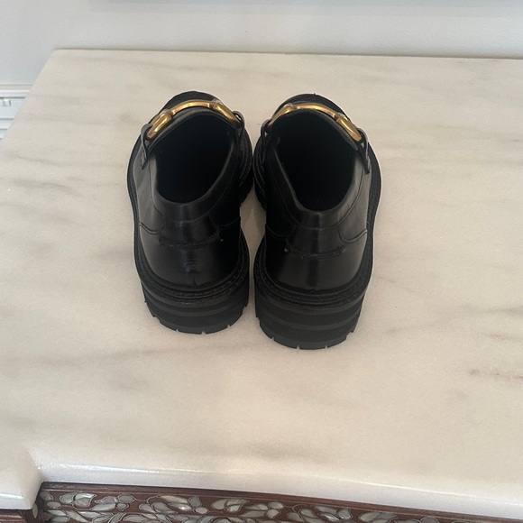 Boden Black Flats with Gold Accent - Picture 5 of 9